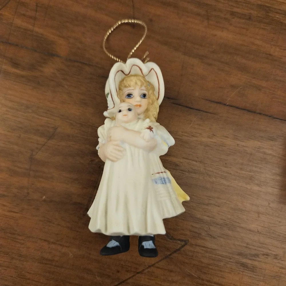 Vintage 1984 Limited Edition‎ Jan Hagara Jenny Christmas Ornament COA